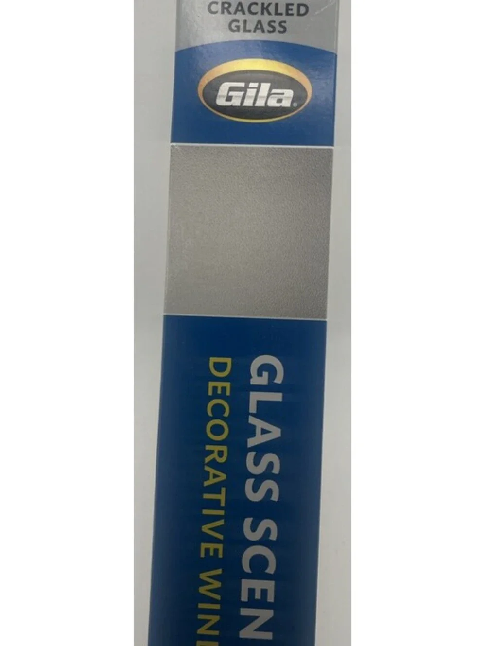 Gila Glass Scenes Crackled Glass Decorative Window Film 3ft x 6.5ft New 50146251